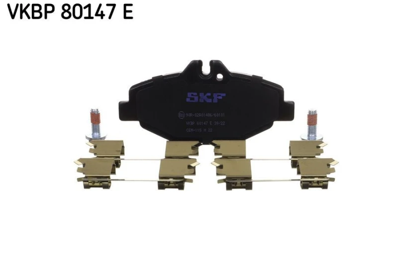 Image of SKF Brake pad set SKF VKBP 80147 E