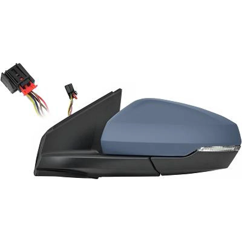 Image of DIEDERICHS 2209225 Wing mirror Left, Complete Mirror, primed Outside Mirror (50)