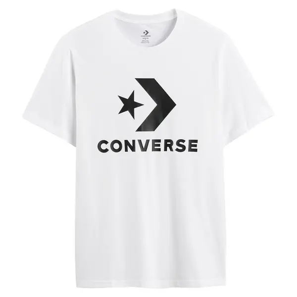 Large Star Chevron T-Shirt in Cotton with Short Sleeves