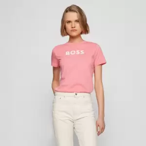 Image of BOSS Womens Elogo T-Shirt - Medium Pink - L