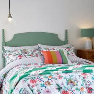 Image of Joules Indienne Floral Single Duvet Cover Set, Multi