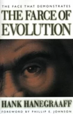 Image of face that demonstrates the farce of evolution