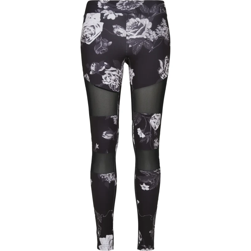 Image of Urban Classics Womens Mesh Leggings Urban Classics Noir Female 3XL