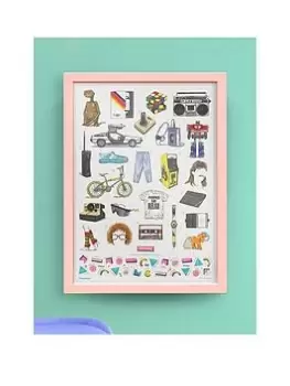Image of Icons of the 80's Poster, One Colour, Women