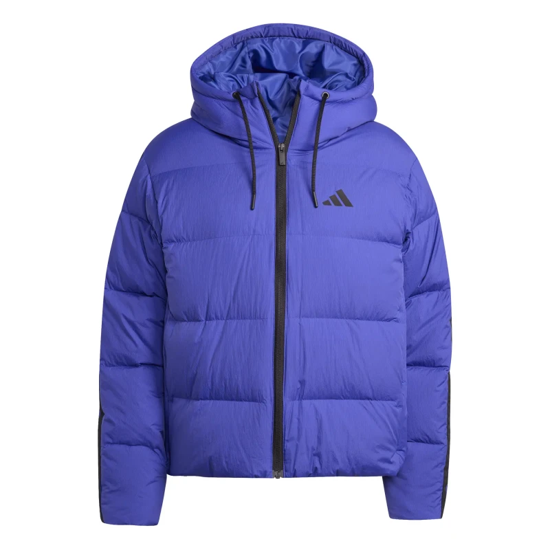 Image of Adidas Womens down jacket adidas Essentials 3-Stripes Bleu Female XS