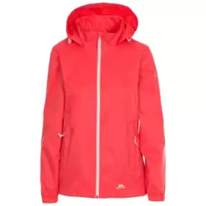 image of Trespass Womens/Ladies Sabrina Waterproof Jacket (XXS) (Hibiscus Red)