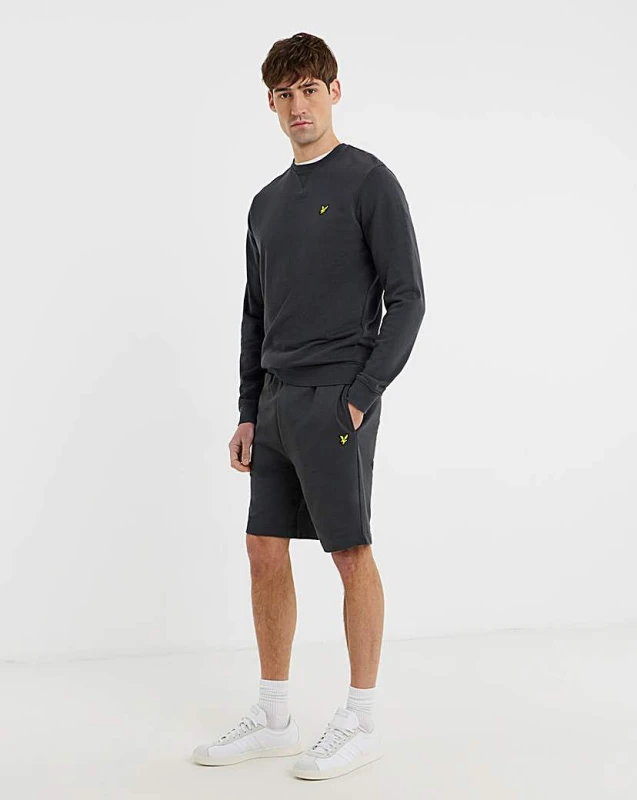 Image of Lyle & Scott Lyle & Scott Sweatshort Gunmetal - Lyle & Scott - Size: 4XL Gunmetal Male 4XL LC02806
