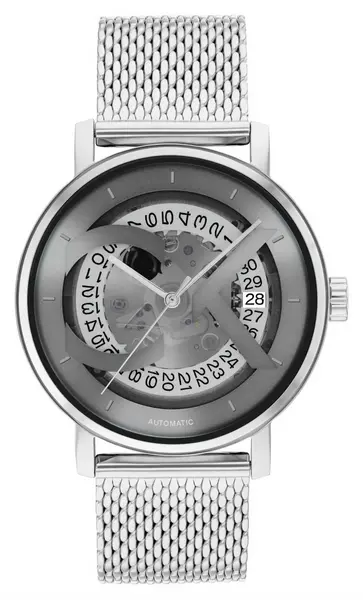 Image of Calvin Klein 25300004 Mens Iconic Automatic (40mm) Grey Watch