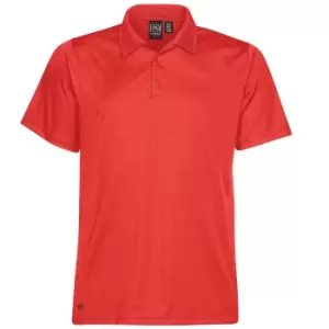 image of Stormtech Mens Eclipse H2X-Dry Pique Polo (2XL) (Bright Red)