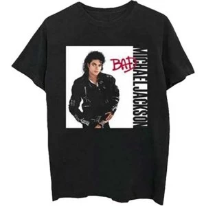 image of Michael Jackson - Bad Mens X-Large T-Shirt - Black