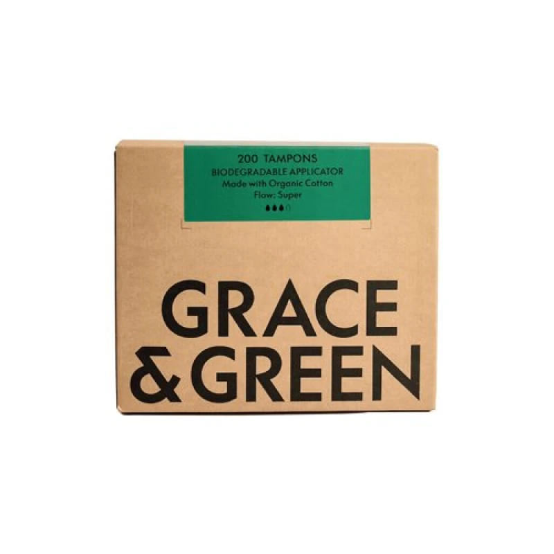 Image of Grace and Green Bulk Applicator Tampons Super (200 Pack) GG_OTAS_BULK_17