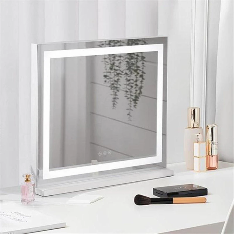 Image of Kabinet UK Rectangular Makeup Mirror with LED Light Strip White unisex Medium