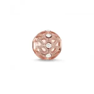 Image of Thomas Sabo Rose Gold Zirconia Karma Bead K0146-416-14