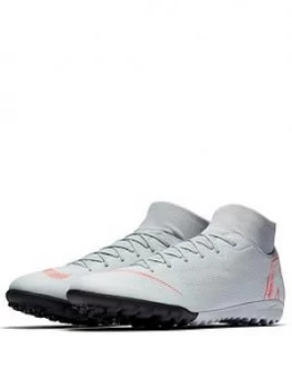 Image of Nike Mens Mercurial Superfly 6 Academy Astro Turf Football Boot Wolf Grey Size 10 Men
