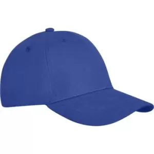 Elevate Unisex Adult Davis 6 Panel Cap (One Size) (Blue)