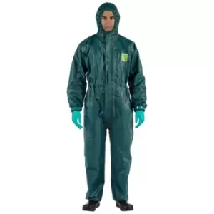 image of Ansell 4000 Ultrasonically Welded & Taped - Model 111 Size 6XL Protective Suits - Green