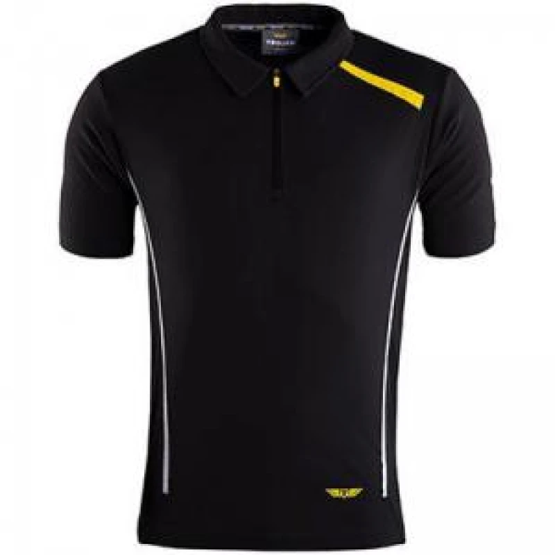 Image of Trojan Trojan Mens Black Polo T-Shirt 2XL 18L4307