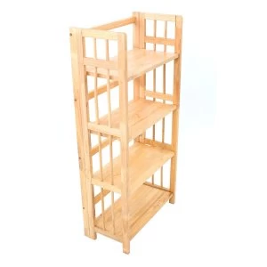 image of Premier Housewares Folding 4-Tier Shelf Unit