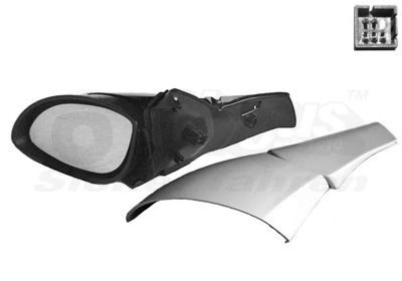 Image of VAN WEZEL Wing mirror VAN WEZEL 3766807