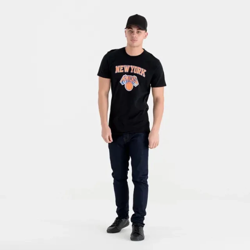 Image of new era T-Shirt New York Knicks NBA Noir Male L