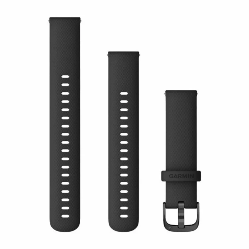 Image of Garmin 010-12932-01 Quick Release Strap (18mm) Black Watch