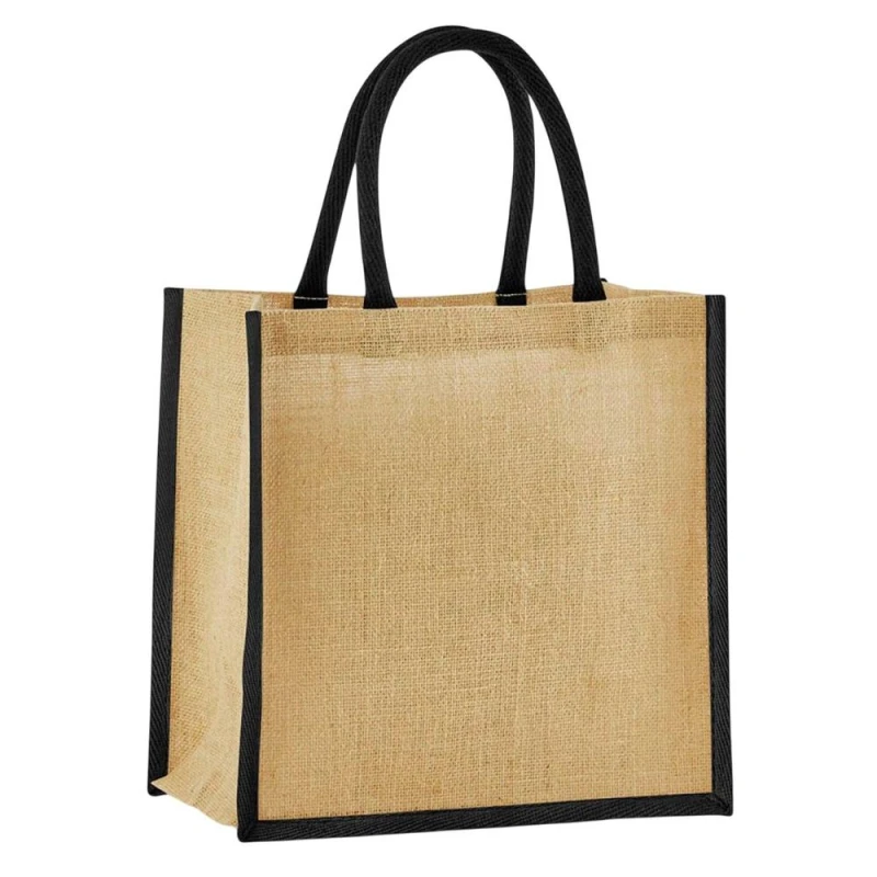 Image of Westford Mill W477 mens Shopper bag in Black
