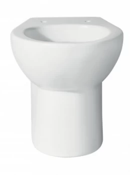 image of Wickes Newport Back to Wall Ceramic Toilet Pan