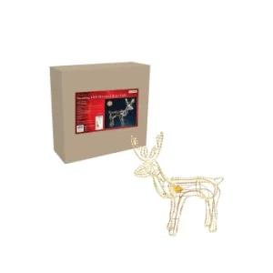 image of 3D Moving Standing Reindeer Rope Light Christmas Decoration