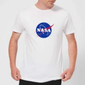 Image of NASA Logo Insignia T-Shirt - White - XXL