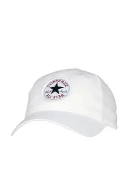 image of Converse Younger Chuck Patch Curved Brim Cap - White