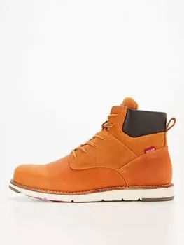 Image of Levis Jax Plus Suede Boots - Tan, Yellow, Size 11, Men