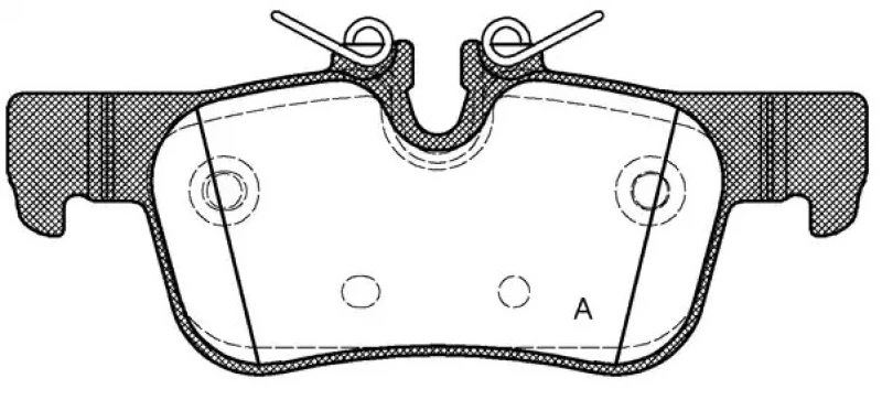 Image of Brake pad set VAICO V20-3126