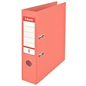 Image of Esselte Colour'Ice Lever Arch File A4 Polypropylene 75mm Apricot Pack of 10
