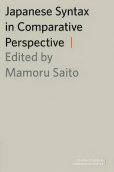 Image of Japanese Syntax in Comparative Perspective by Mamoru Saito Book