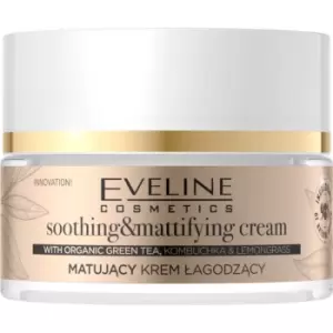 image of Eveline Cosmetics Organic Gold Light Mattifying Face Cream with Green Tea 50ml