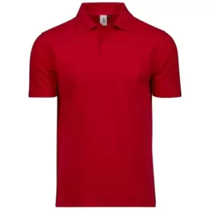 Image of Tee Jays Mens Power Pique Organic Polo Shirt (XS) (Red)