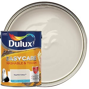 Image of Dulux Easycare Washable & Tough Egyptian Cotton Matt Emulsion Paint 5L