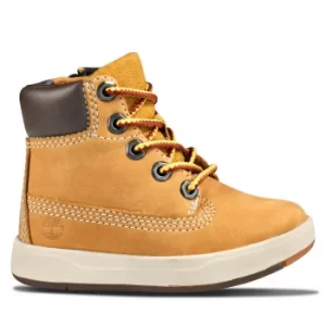 Image of Timberland Davis Square Side-zip Trainer For Toddler In Yellow Yellow Kids, Size 10