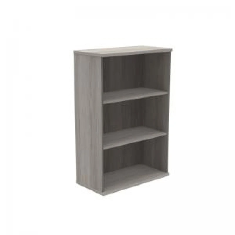 Image of Astin Bookcase 2 Shelves 800x400x1204mm Alaskan Grey Oak KF823858