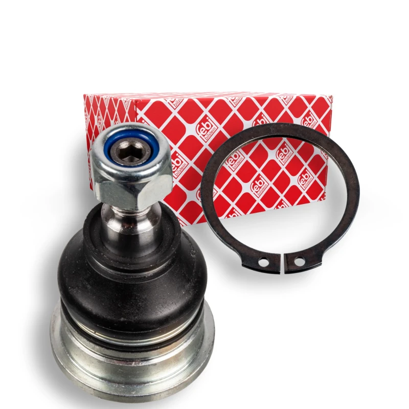 Image of FEBI BILSTEIN 41210 Ball joint Front Axle Right, with lock nut, with retaining ring Support-/Steering Link (2462)