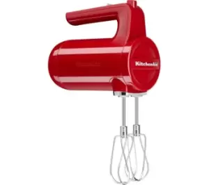 Image of KitchenAid Cordless 7 5KHMB732BER Hand Mixer - Empire Red