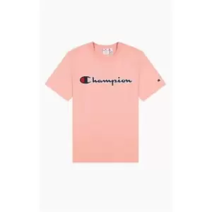 Image of Champion Logo T Shirt - Pink