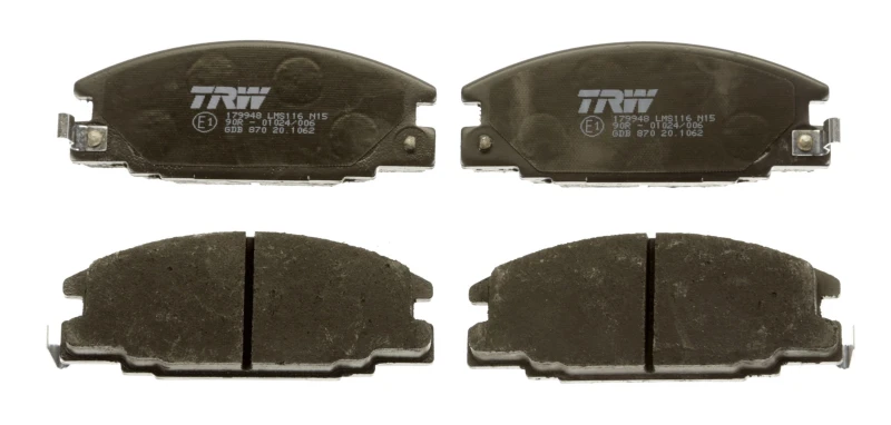 Image of TRW GDB870 Brake pad set with acoustic wear warning Brake Pad Set,disc brake (402)