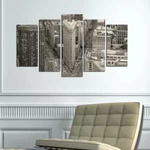 Image of 5MF-29 Multicolor Decorative MDF Painting (5 Pieces)