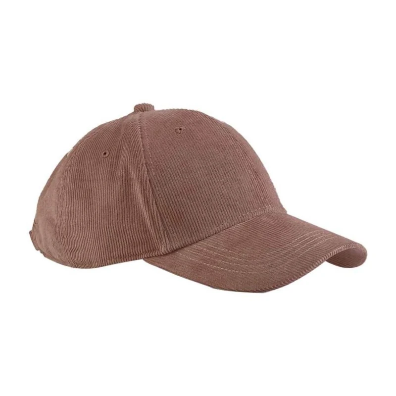 Image of Beechfield Beechfield Men EarthAware Cord Baseball Cap in Red Red One Size Male 5063693934354