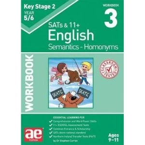 Image of KS2 Semantics Year 5/6 Workbook 3 - Homonyms Paperback / softback 2019