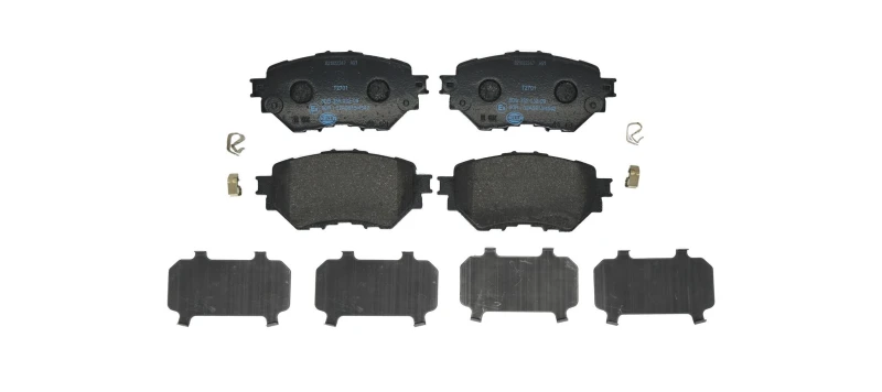 Image of HELLA Brake pad set HELLA 8DB 355 032-091