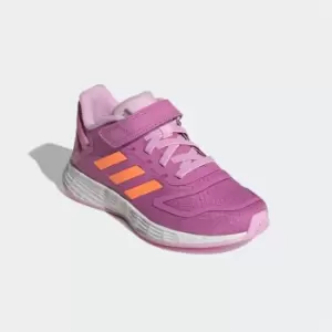 Image of adidas Duramo 10 Lightmotion Sport Running Elastic Lace T - Pulse Lilac / Beam Orange / Bl