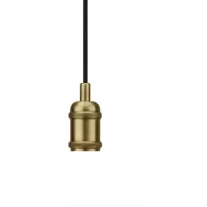 image of Nordlux Avra Slim Pendant Ceiling Light Brass, E27