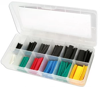 image of Genuine GUNSON 77041 Heat Shrink Tubing Set - 180pc - Water resistant insulation